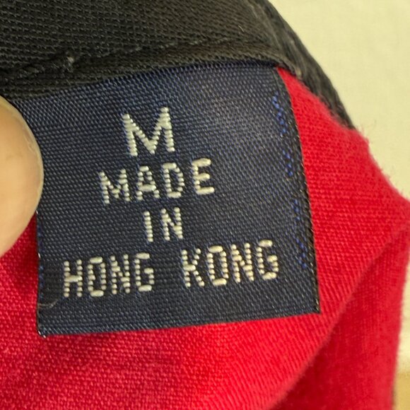 Vintage Esprit Plaid Jacket Medium Red Tartan 80s 90s Retro Cottagecore Plaid - Picture 9 of 12